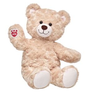 BABW Happy Hugs Fluffy Cream Teddy Bear - Gently used